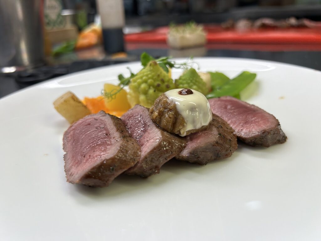 een van de creaties van Frans in de Cuisine Culinaire Amsterdam