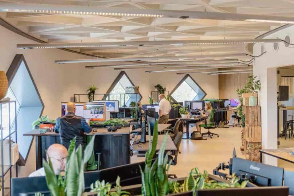 Het kantoor van Sturdy Digital in de SuikerSilo in Halfweg