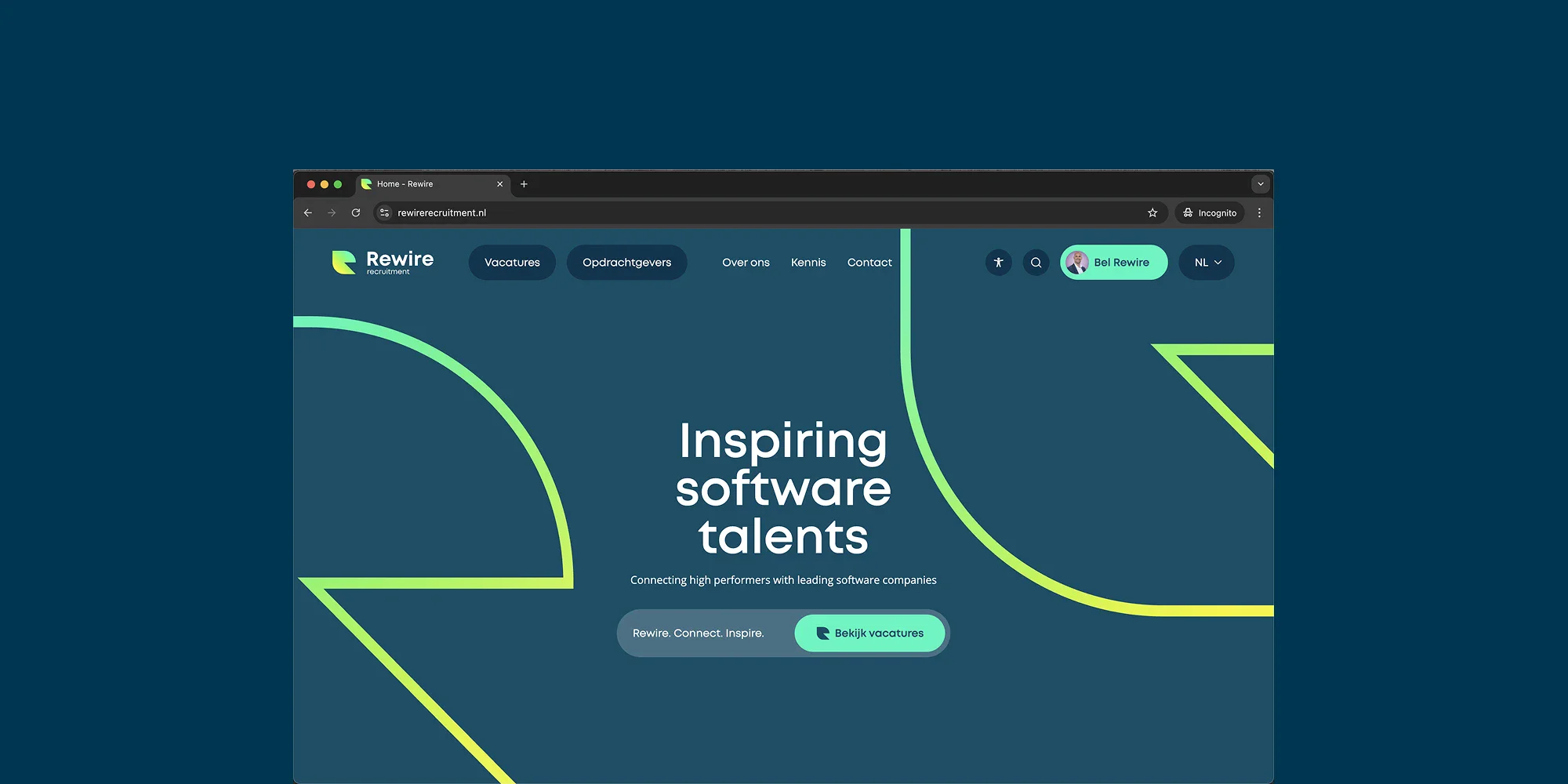 Een wireframe van een productpagina van de website van Bals.