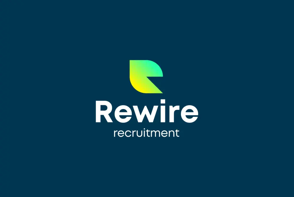 Het logo van Rewire recruitment