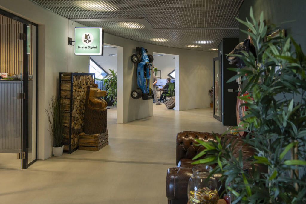 Het kantoor van Sturdy Digital in de SuikerSIlo-West in Halfweg