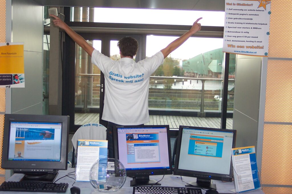 SiteMotor Presentatie op de KvK Startersdag in 2005